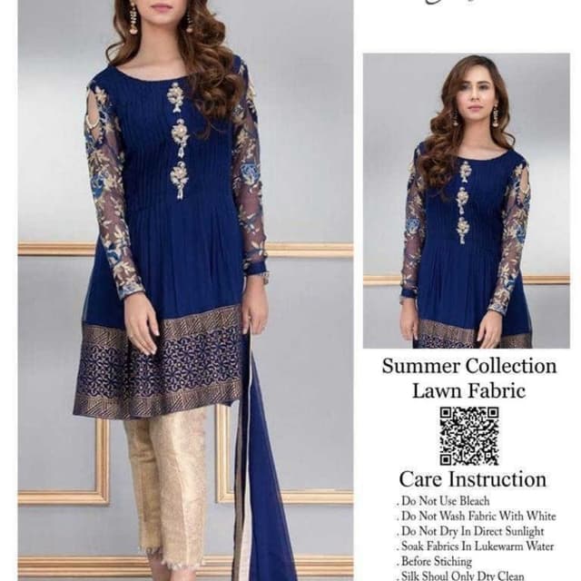 Embroidered Lawn Kayseria 2 Pcs
