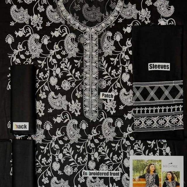 2 Pcs Embroidered Lawn limelight