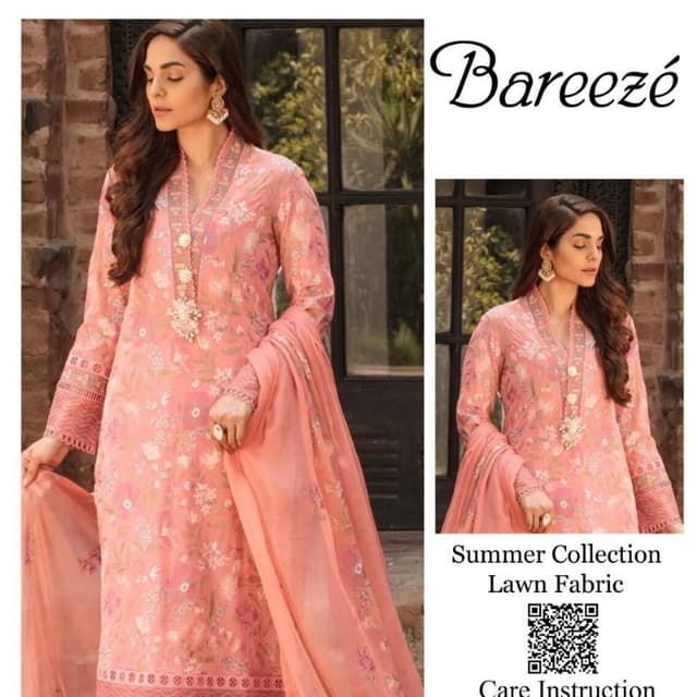 Bareeze 3PC LAWN Suit